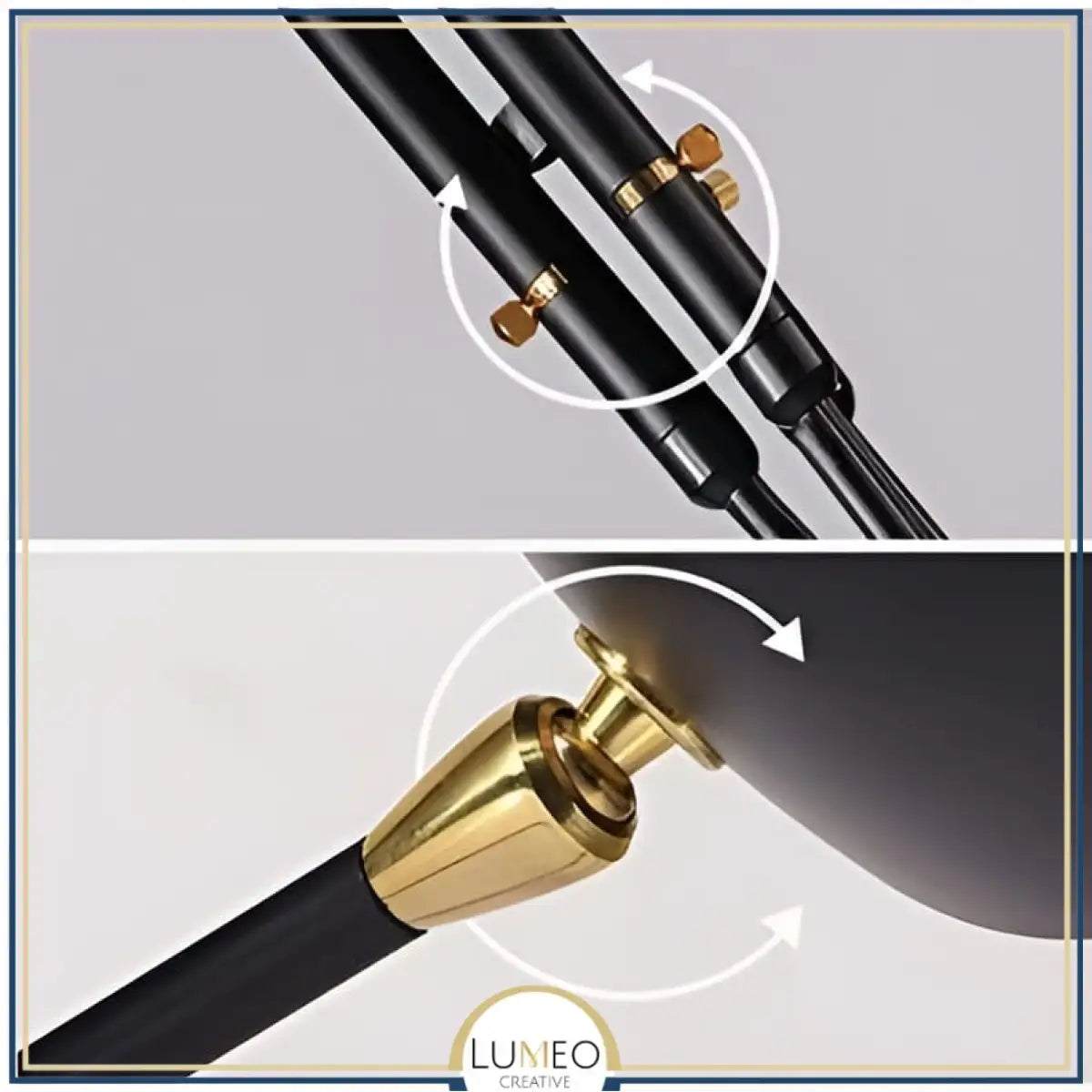 Plafonnier & Applique murale multi bras articulés | Style art nordique