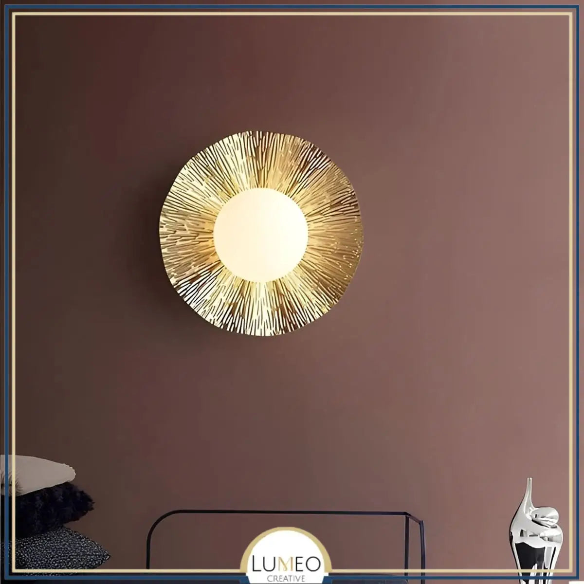 applique murale cuivre