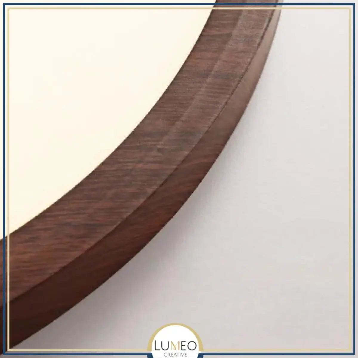 Plafonnier LED bois extra fin | Design épuré et minimaliste