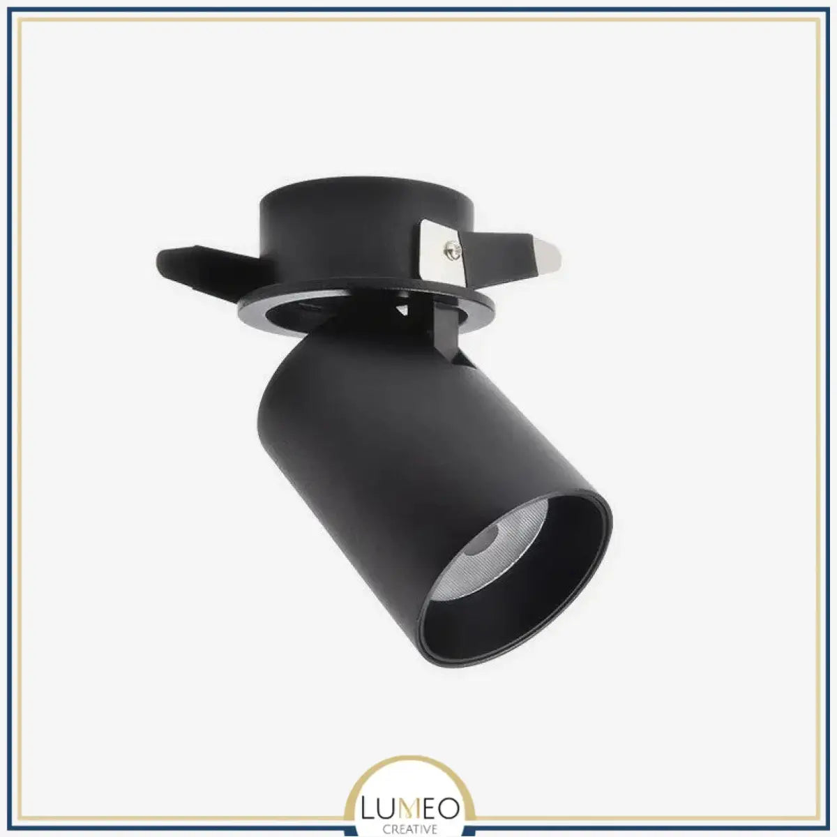 Spot encastré orientable design | Aluminium blanc ou noir 10W / Noir / Blanc froid