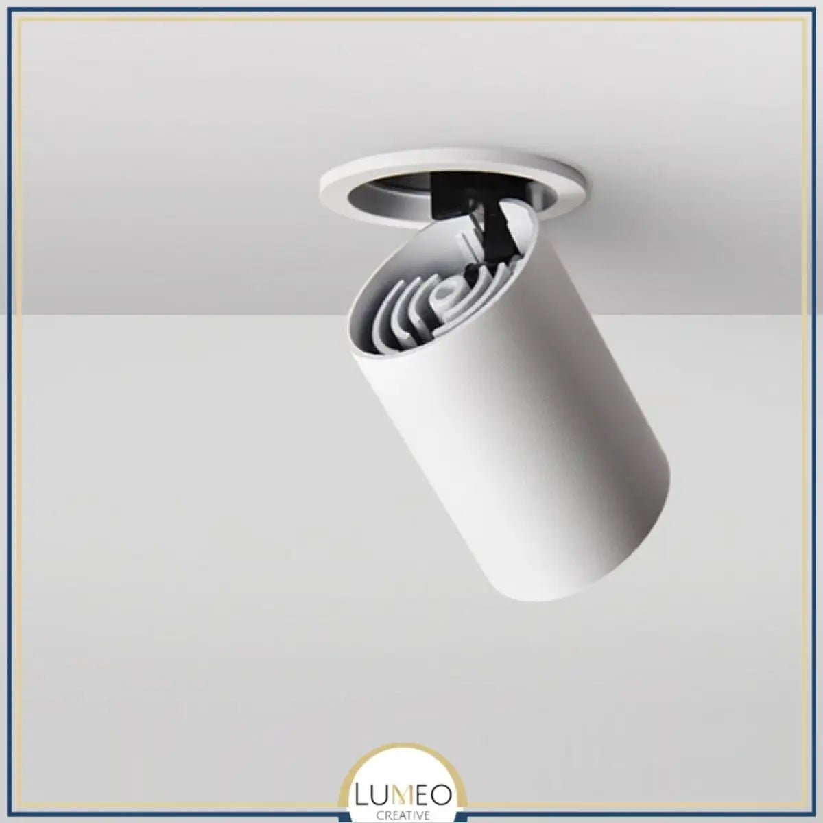 Spot encastré orientable design | Aluminium blanc ou noir 10W / Blanc / Blanc froid