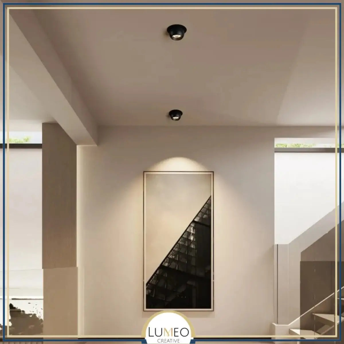 Spot encastré orientable design boule| Finition noire ou blanche