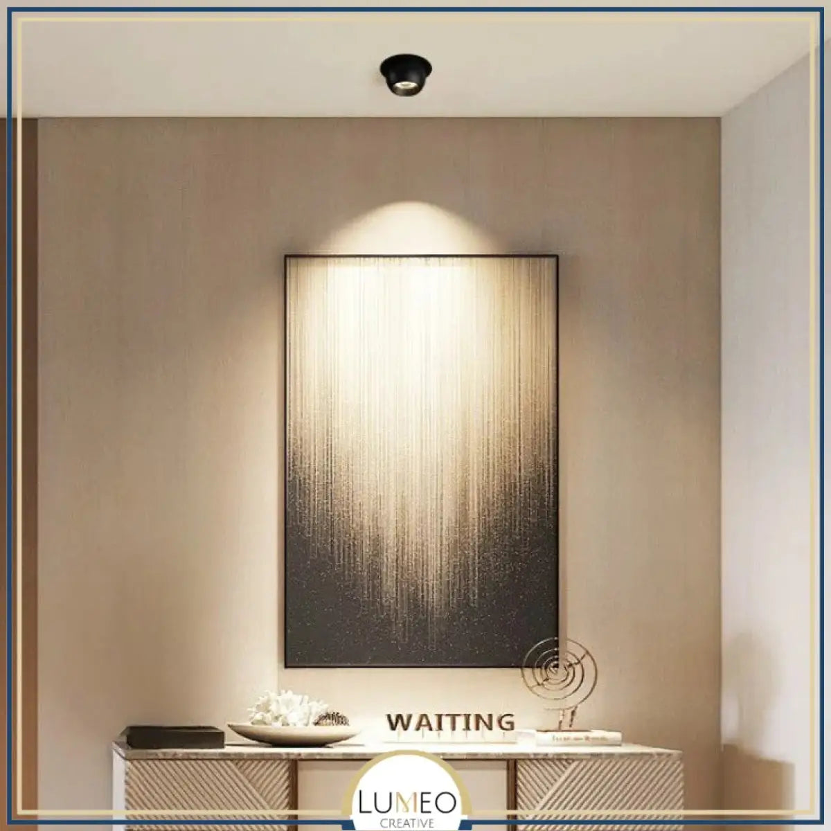 Spot encastré orientable design boule| Finition noire ou blanche