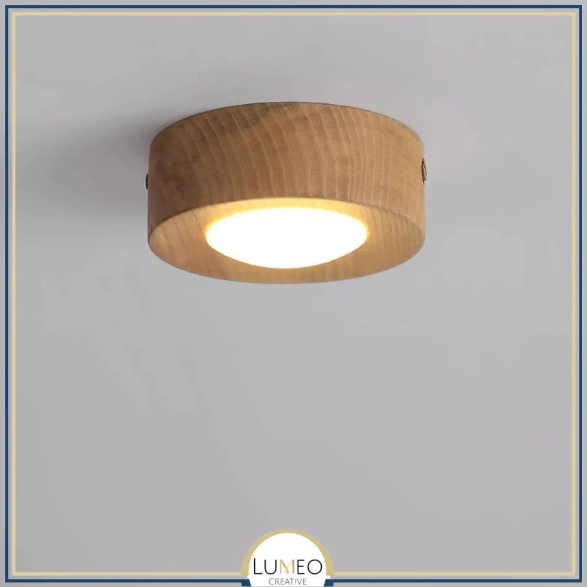 Spot LED bois massif | Éclairage plafond raffiné et naturel