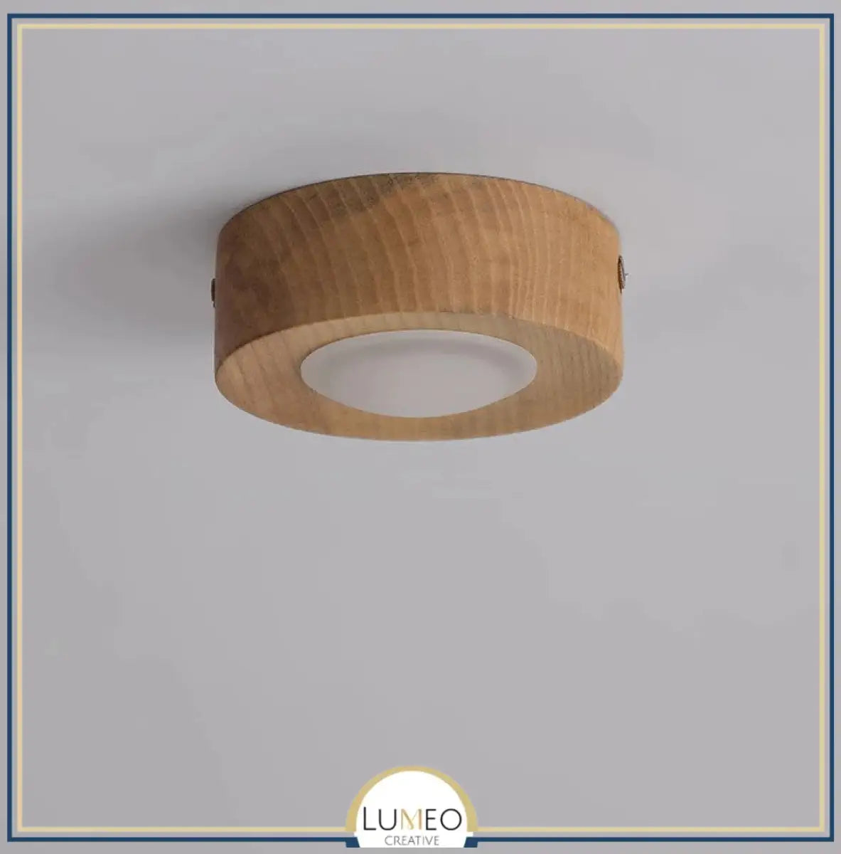 Spot LED bois massif | Éclairage plafond raffiné et naturel