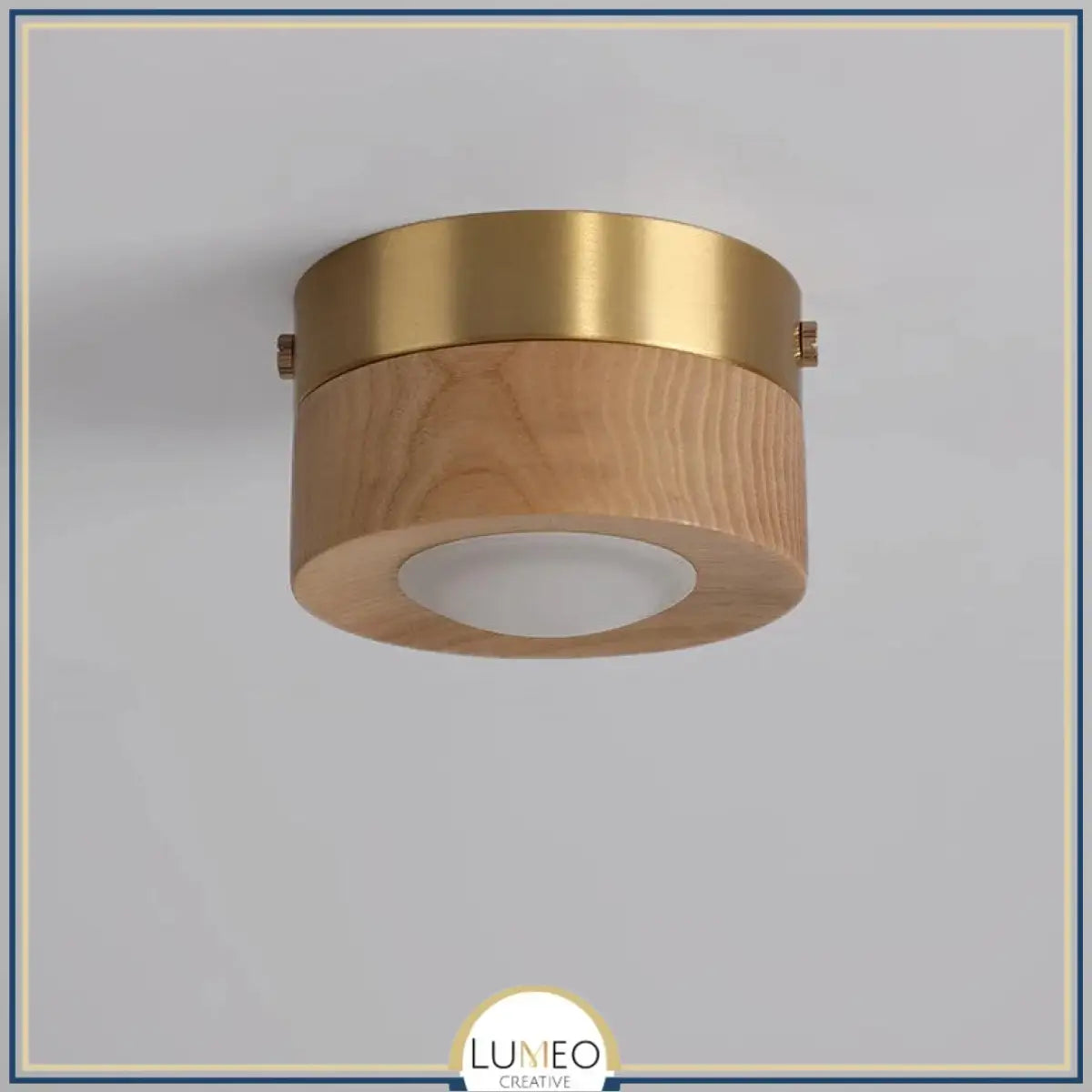 Spot LED bois massif | Éclairage plafond raffiné et naturel