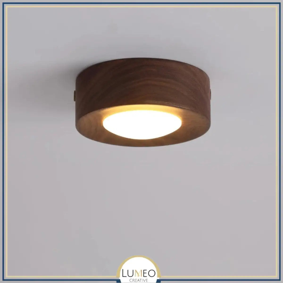 Spot LED bois massif | Éclairage plafond raffiné et naturel