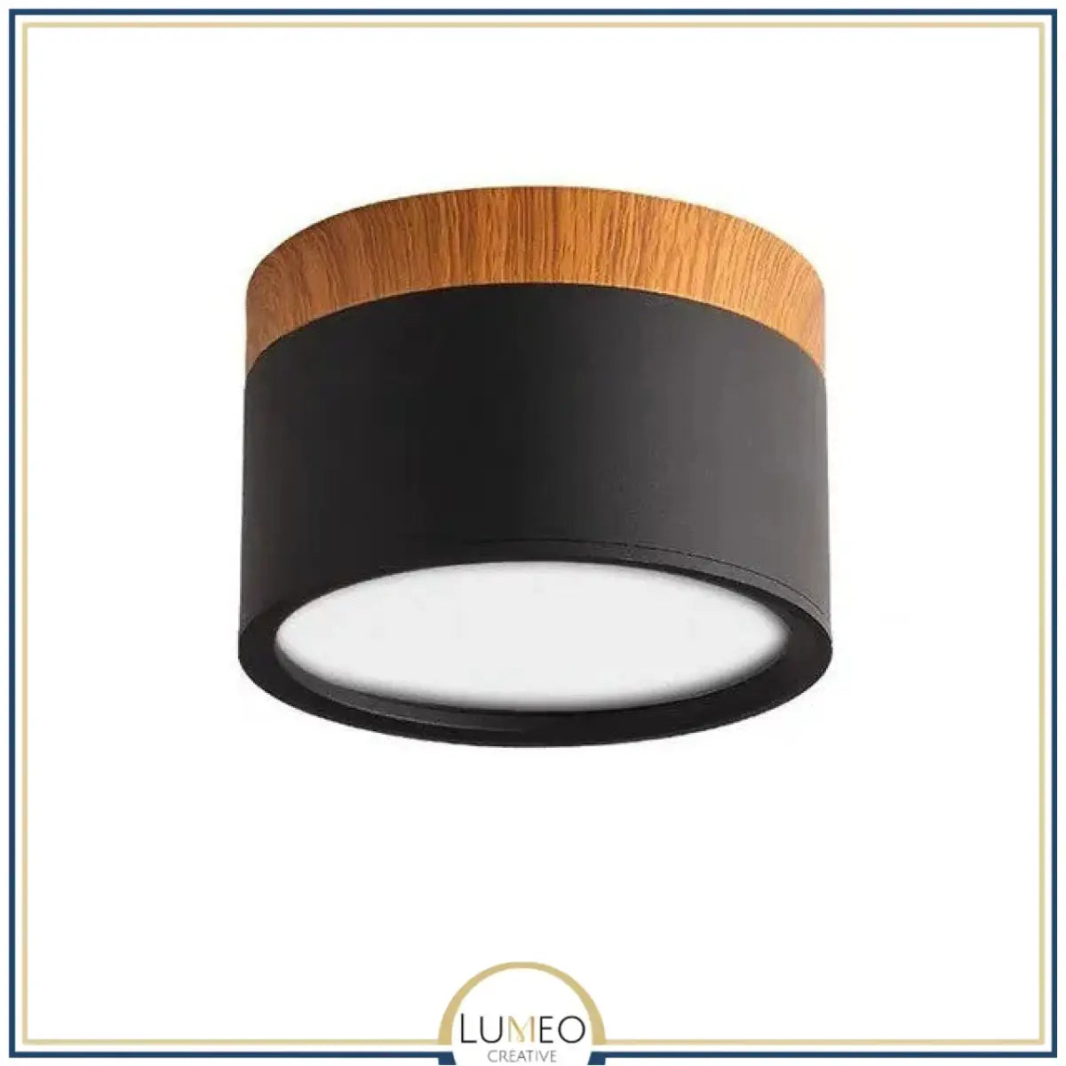 Spot LED décor bois | Éclairage design pour plafond moderne