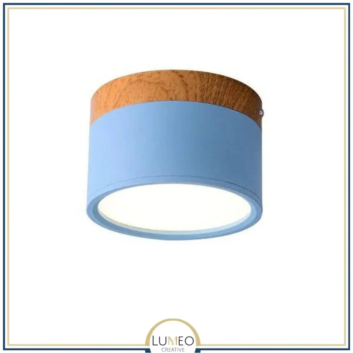 Spot LED décor bois | Éclairage design pour plafond moderne