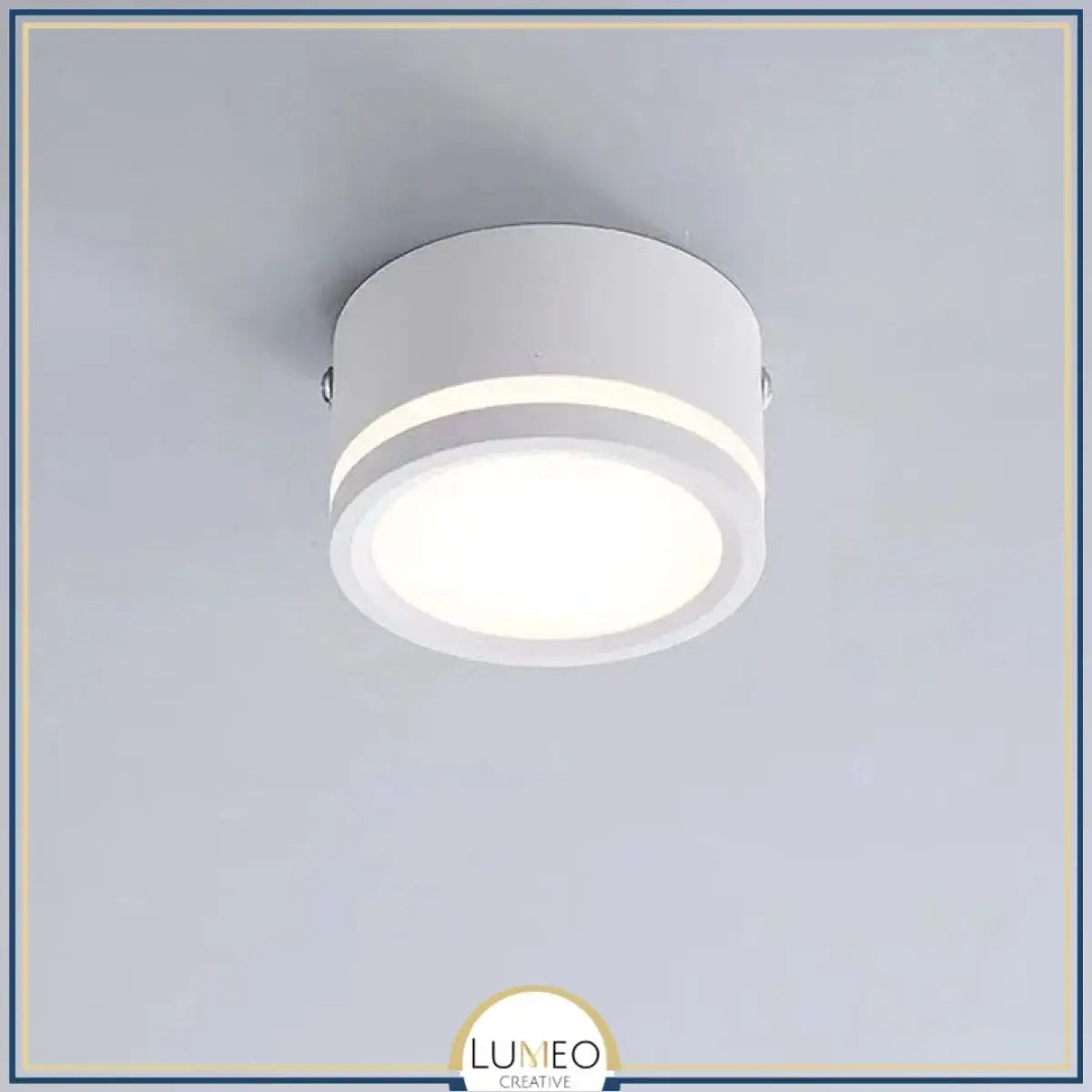 Spot LED plat design | Éclairage plafond ou vitrine 3W / Blanc / Blanc froid