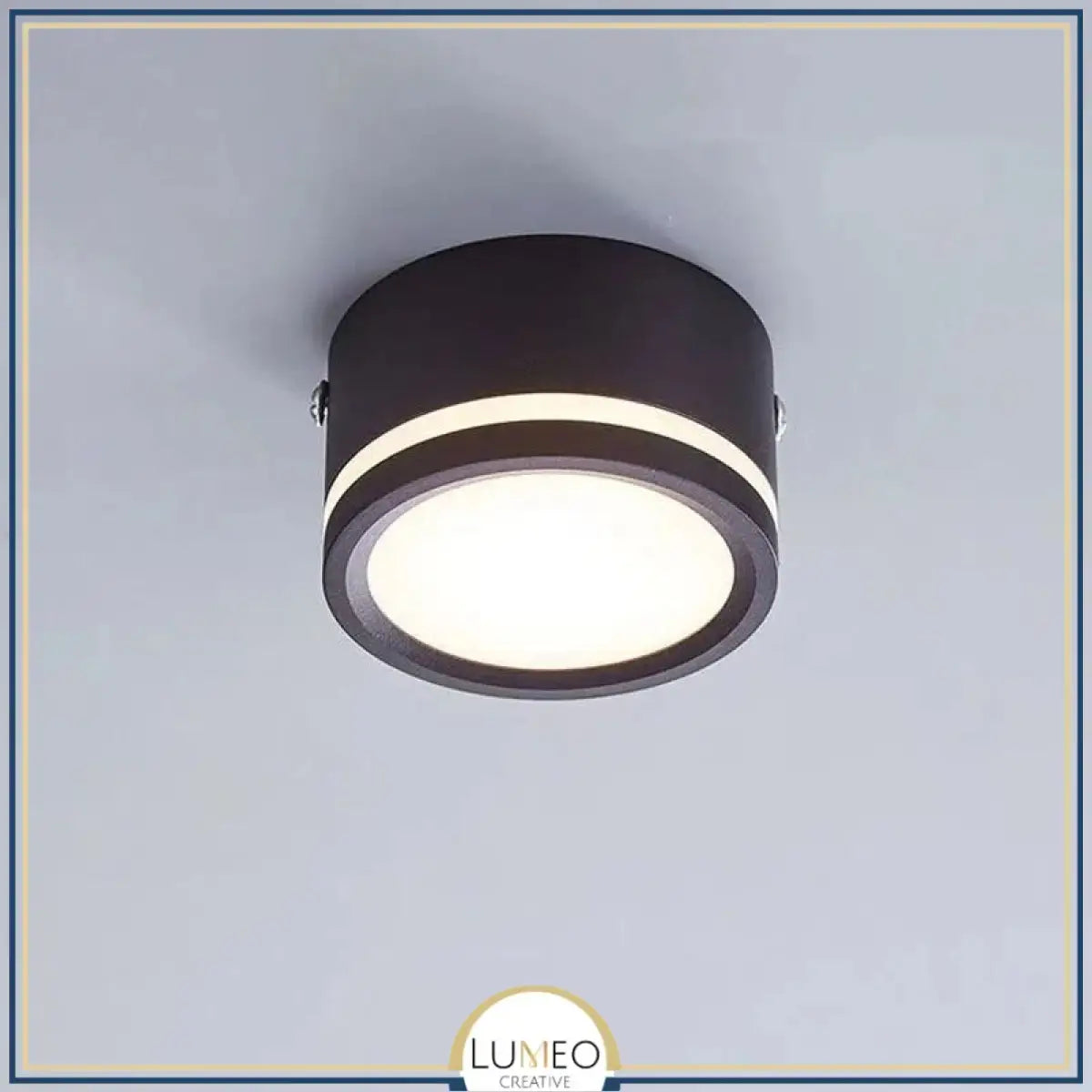 Spot LED plat design | Éclairage plafond ou vitrine 3W / Noir / Blanc froid