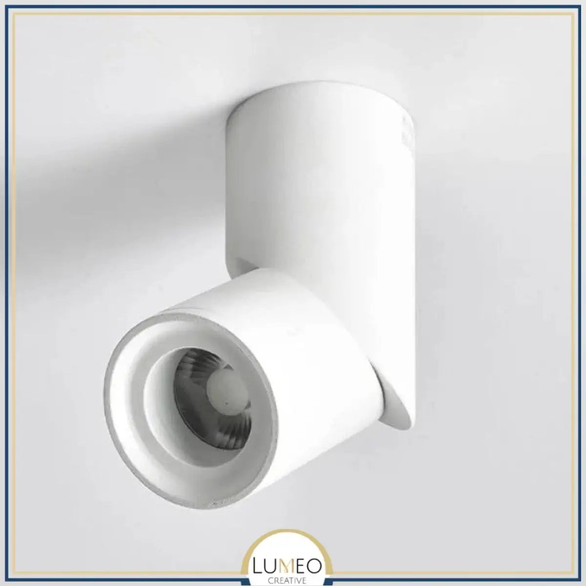 Spot plafond orientable design minimaliste | Noir ou blanc mat 10W / Blanc / Blanc chaud