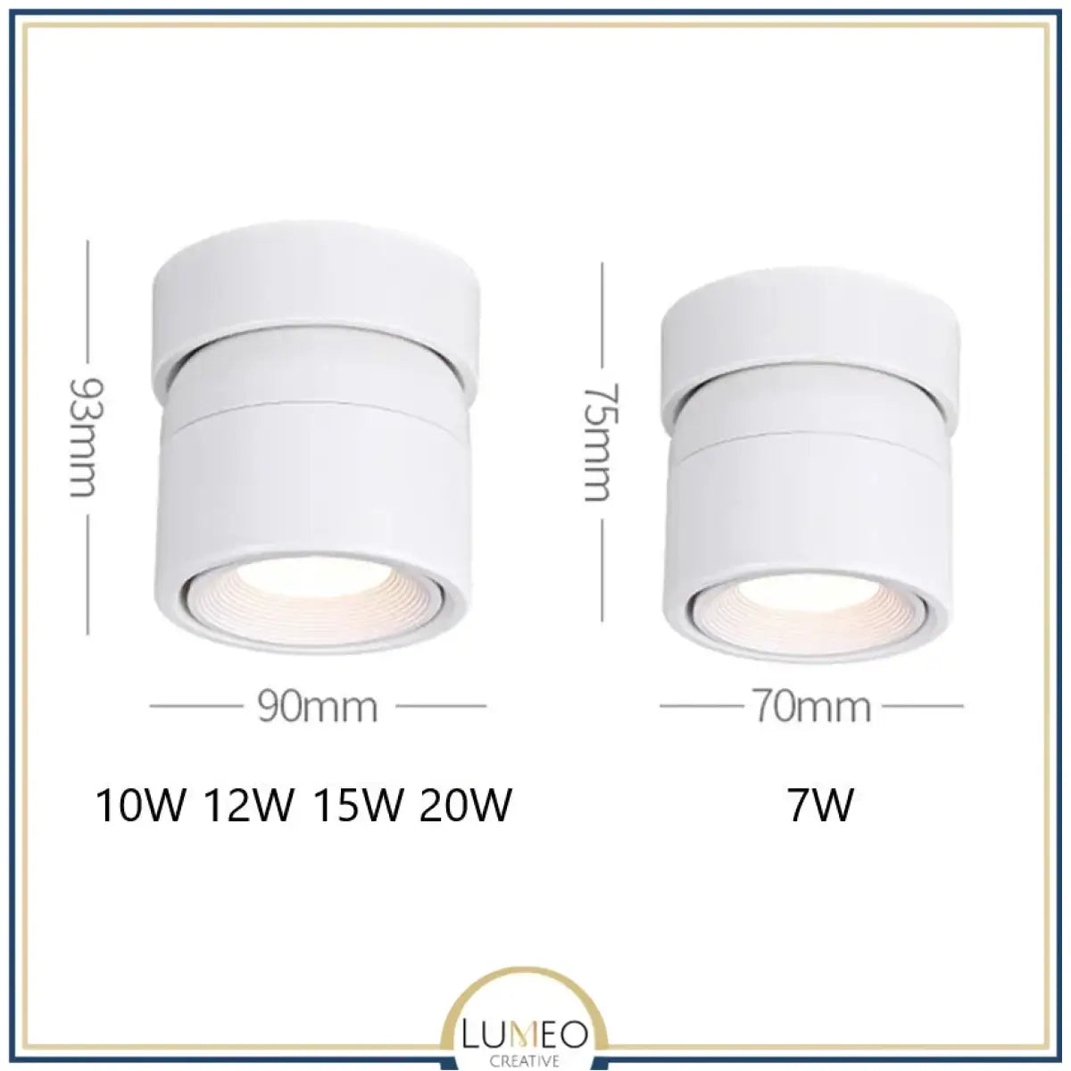 Spot plafonnier LED orientable | Design compact & coloré