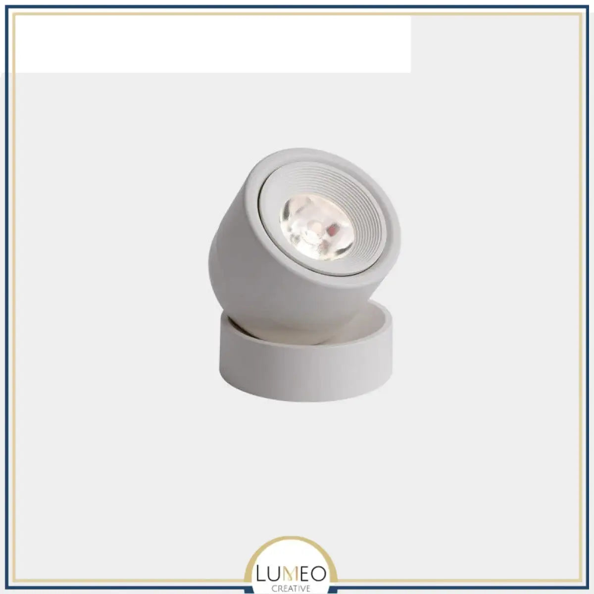 Spot plafonnier LED orientable | Design compact & coloré 7W / Blanc / Blanc chaud