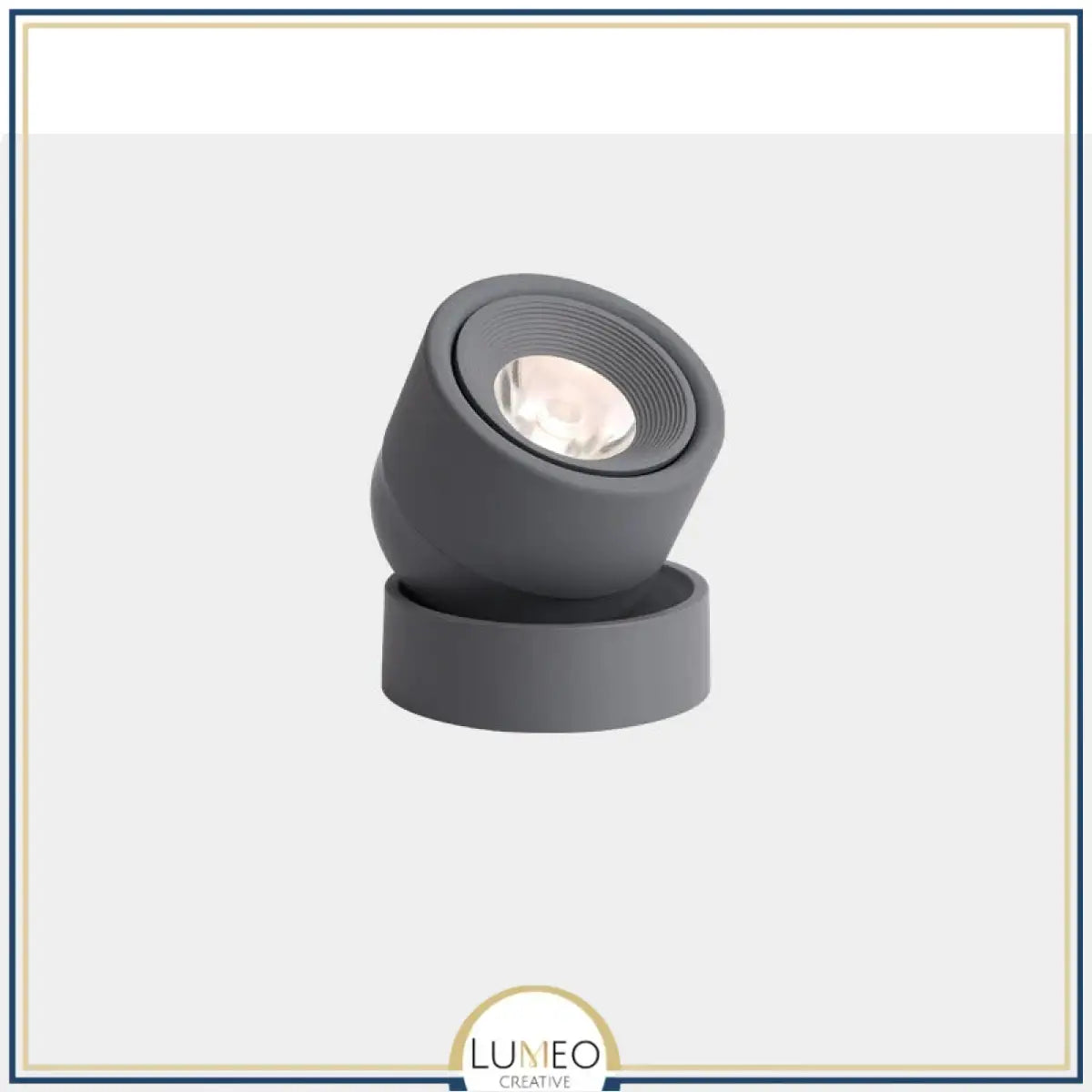 Spot plafonnier LED orientable | Design compact & coloré 7W / Gris / Blanc chaud