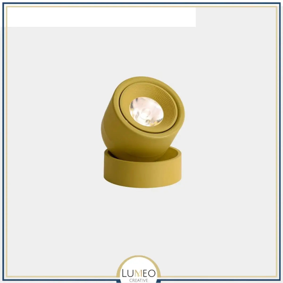 Spot plafonnier LED orientable | Design compact & coloré 7W / Jaune / Blanc chaud