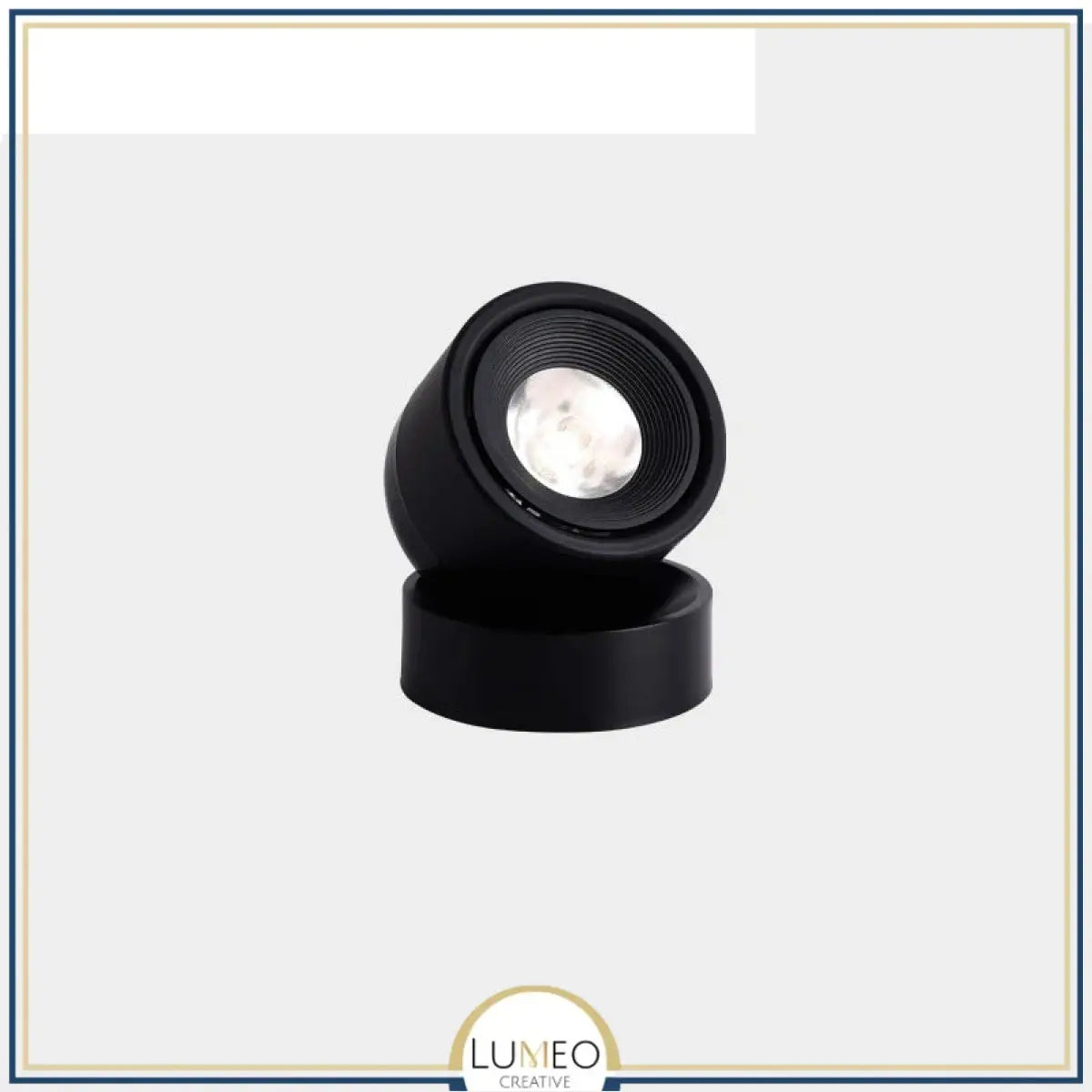 Spot plafonnier LED orientable | Design compact & coloré 7W / Noir / Blanc chaud