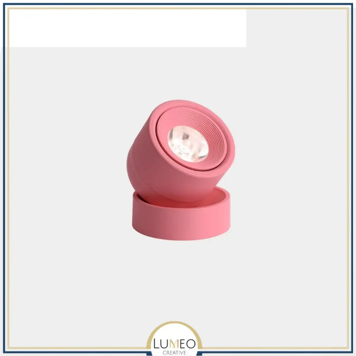 Spot plafonnier LED orientable | Design compact & coloré 7W / Rose / Blanc chaud