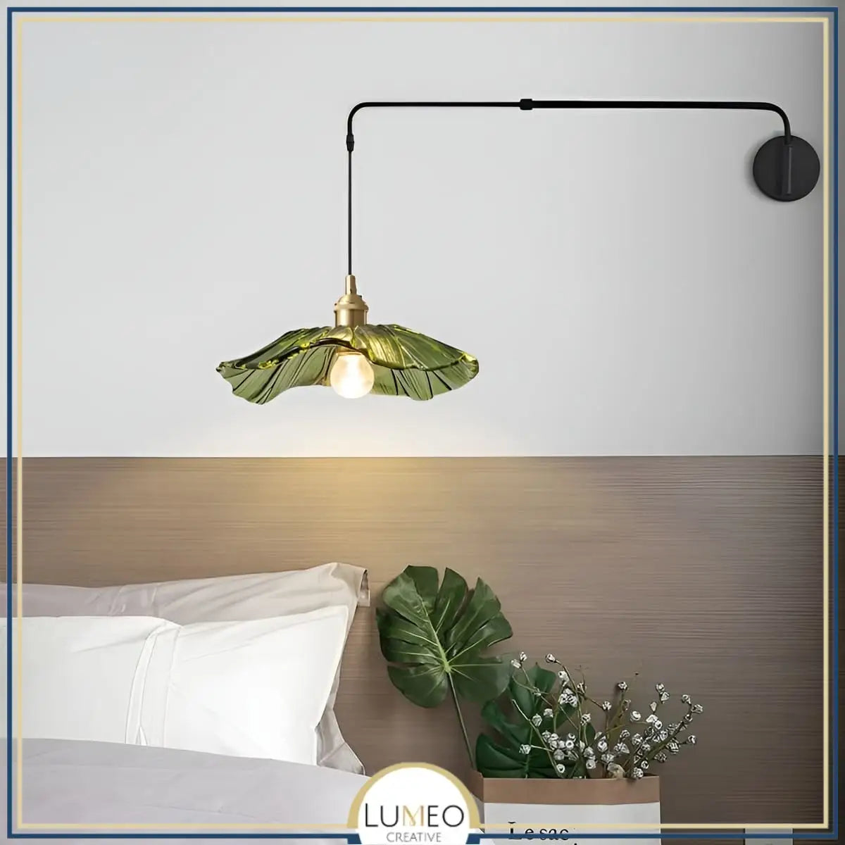 support télescopique pour applique murale déporté