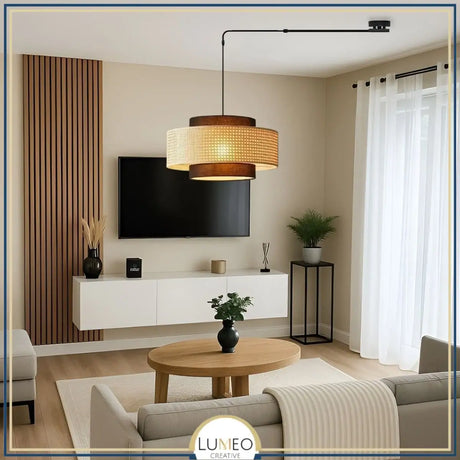 Support télescopique pour suspension déportée et excentrée