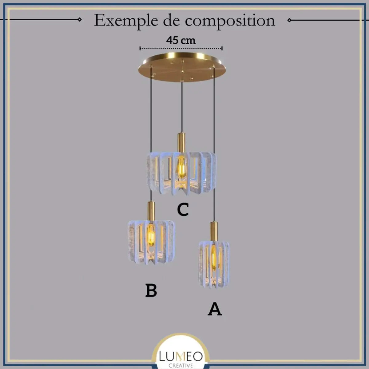 Suspension acoustique SERENA | 100% personnalisable