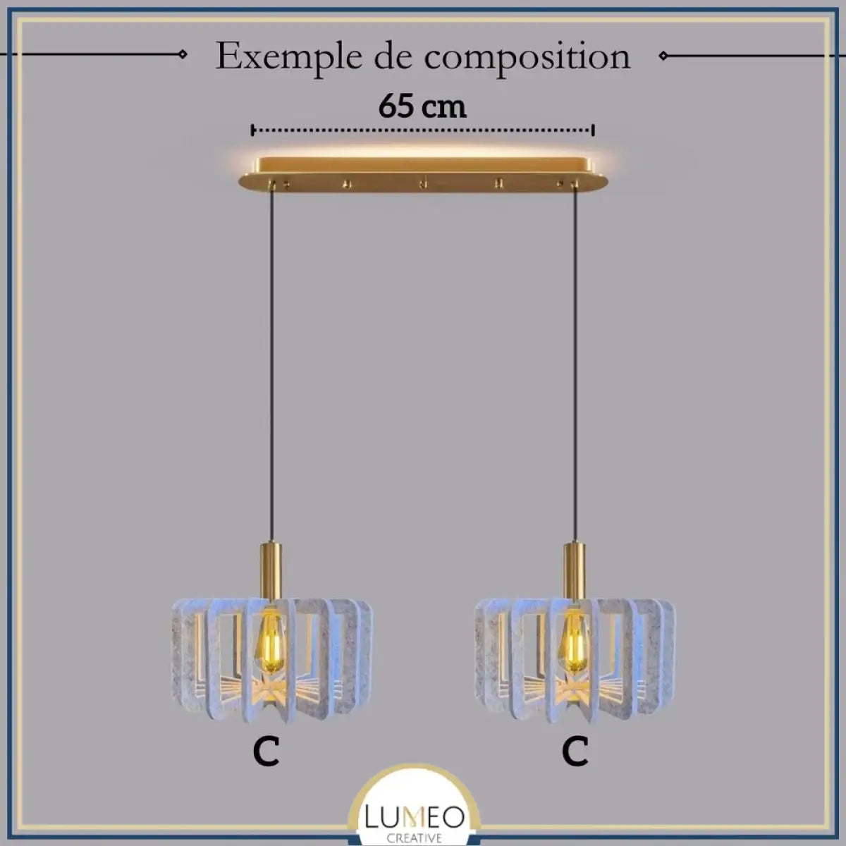 Suspension acoustique SERENA | 100% personnalisable