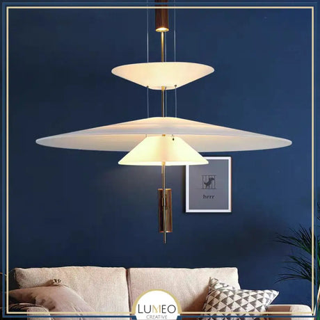 Suspension au design architecturale à disques superposés