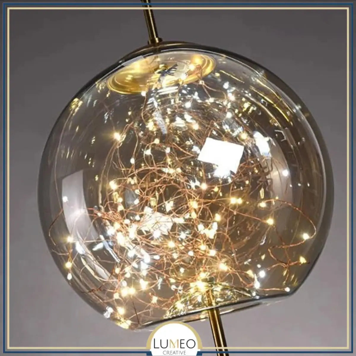 Suspension chic LED en verre soufflé | Magie lumineuse & élégance aérienne