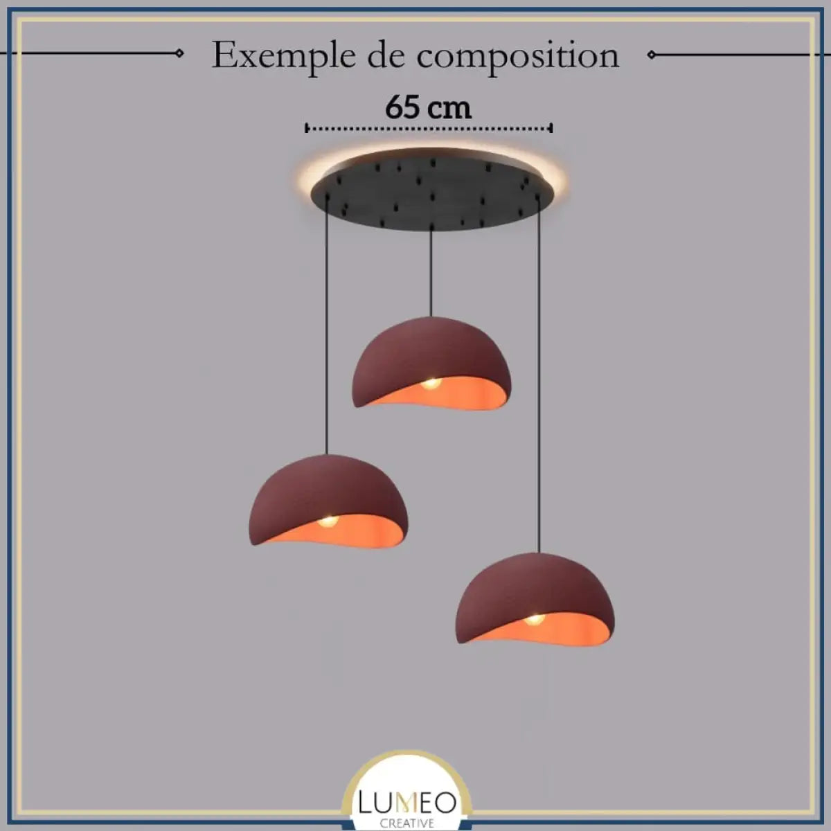 Suspension ciment style Wabi sabi | Minimalisme brut et naturel