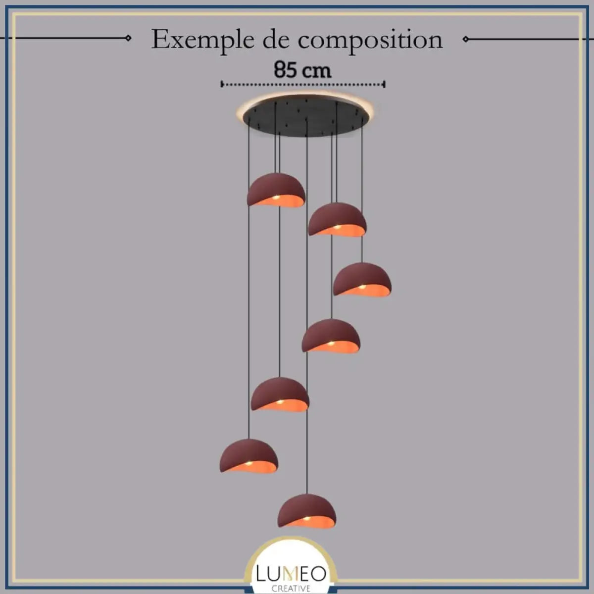 Suspension ciment style Wabi sabi | Minimalisme brut et naturel