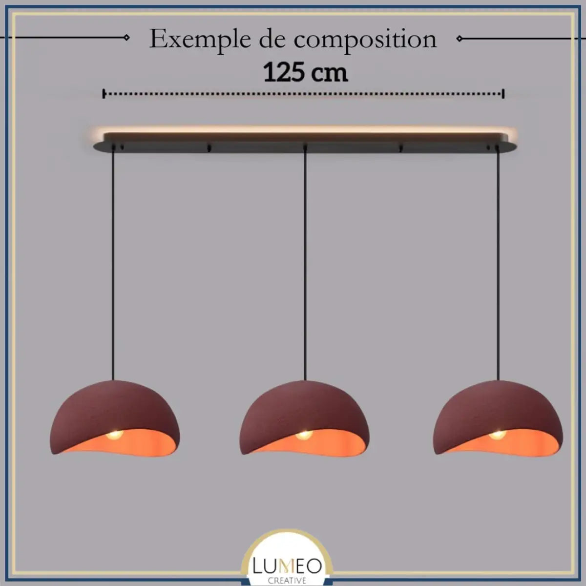 Suspension ciment style Wabi sabi | Minimalisme brut et naturel