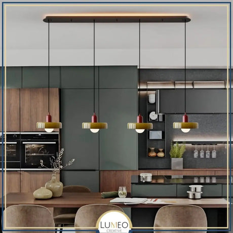 Suspension design pop & colorée | Éclat rétro