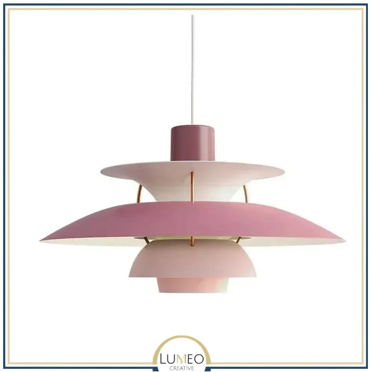 Suspension design soucoupes multicolores | Pop & Rétro chic 30cm / Violet