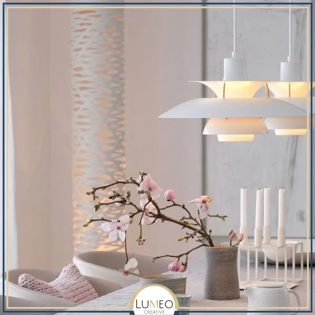 Suspension design soucoupes multicolores | Pop & Rétro chic