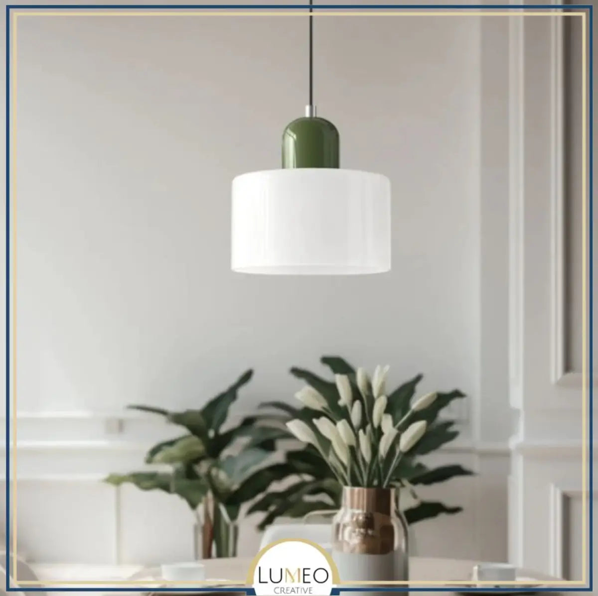 Suspension en verre coloré | Élégance rétro & touche pop