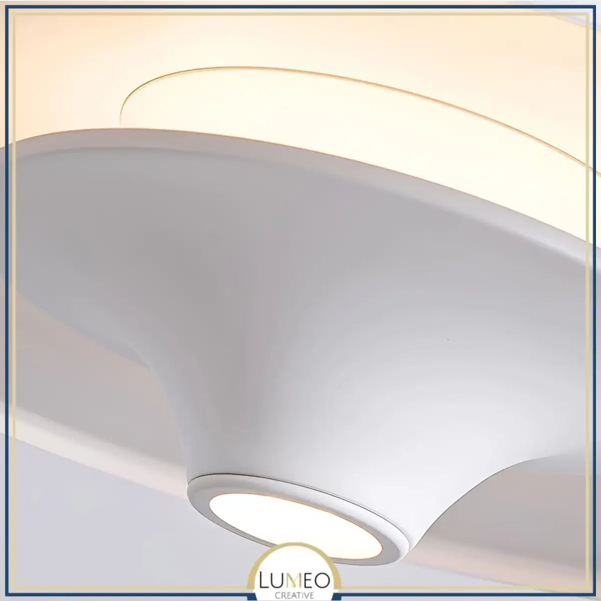 Suspension moderne disque LED | Minimalisme graphique & lumière indirecte