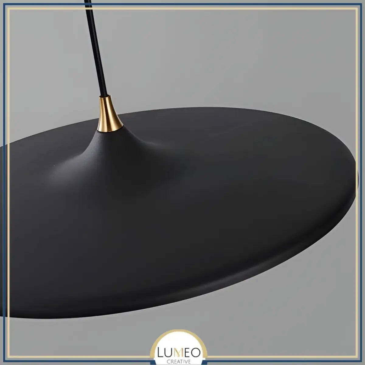 Suspension moderne disque LED | Minimalisme graphique & lumière indirecte