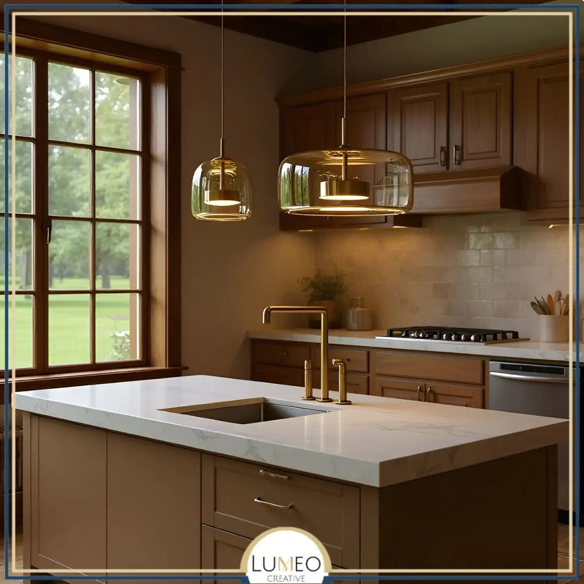 Suspension moderne en verre teinté NOVA | 1 Suspension