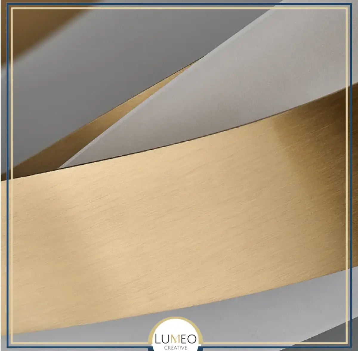 Suspension ruban LED torsadé | Fluidité sculpturale & lumière design