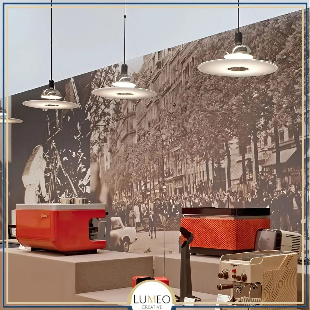 Suspension sculpturale circulaire | Design suspendu & éclairage indirect