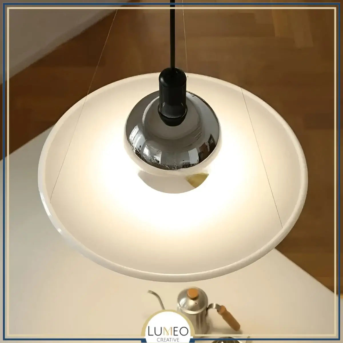 Suspension sculpturale circulaire | Design suspendu & éclairage indirect