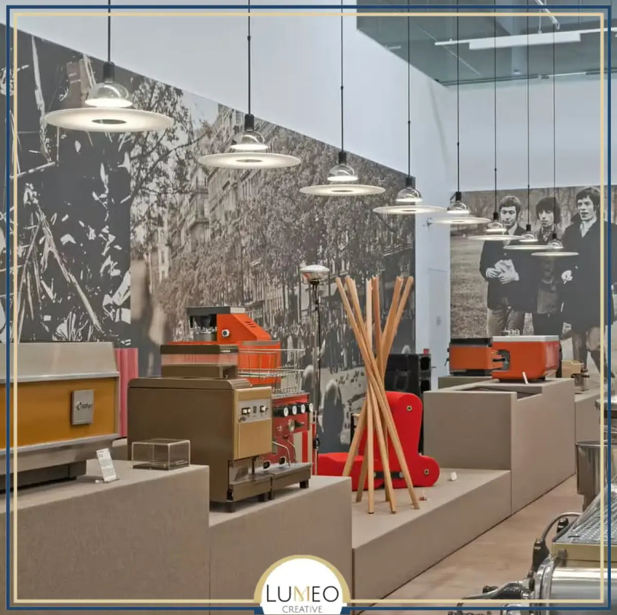 Suspension sculpturale circulaire | Design suspendu & éclairage indirect