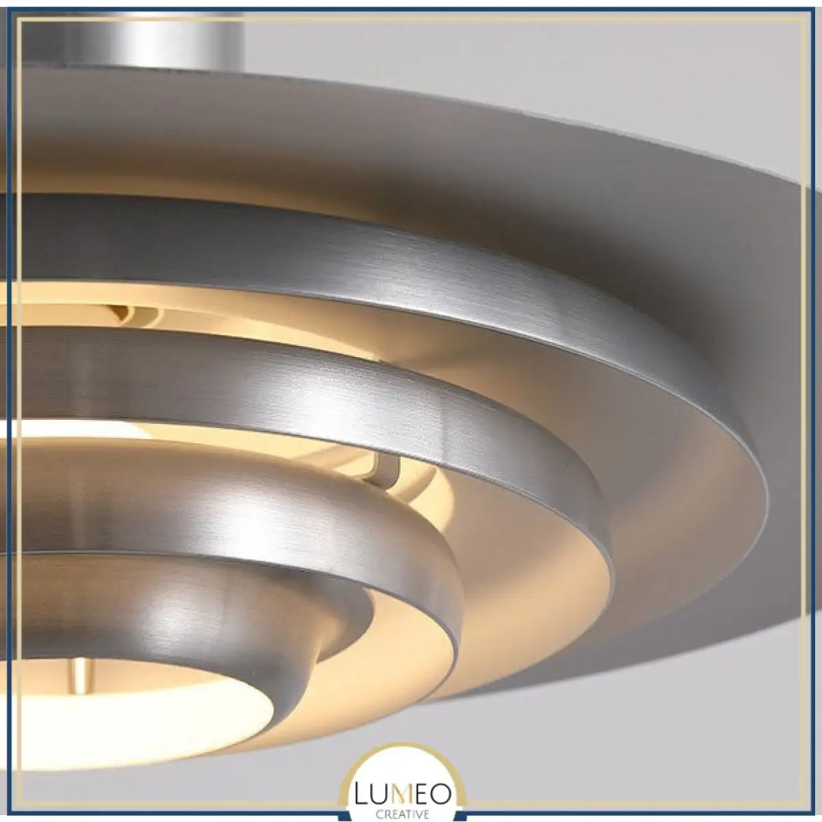 Suspension soucoupe style scandinave | Finition blanche ou argentée