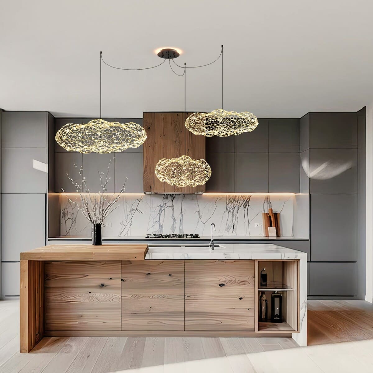 Suspension moderne noire,lot de 2,Lustre LED moderne pour îlot de cuisine pour table, salle à manger, bar (Ampoule Non Incluse) 4 Lumières-E27 Suspension moderne noire,lot de 2,Lustre LED moderne pour îlot de cuisine pour table, salle à manger, bar (Ampoule Non Incluse) 4 Lumières-E27