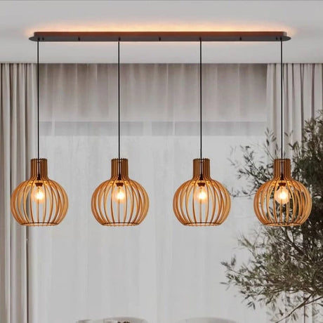 Suspension en bois scandinave