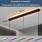 Socle de plafond rectangulaire adaptatif pour Suspensions