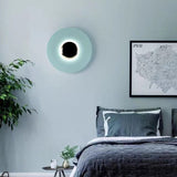 Applique murale circulaire éclipse| Luminaire mural multicolore au style artistique et sculptural