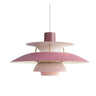 Suspension design soucoupes multicolores | Pop & Rétro chic 30cm / Violet