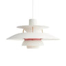 Suspension design soucoupes multicolores | Pop & Rétro chic 30cm / Blanc et Rose