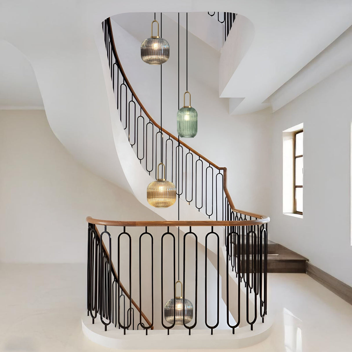 Suspension en verre CRISTALI | Luminaire XXL